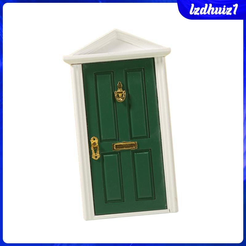 Mô Hình Cửa Mini 1 / 12 Dùng Trang Trí Tiểu Cảnh Độc Đáo