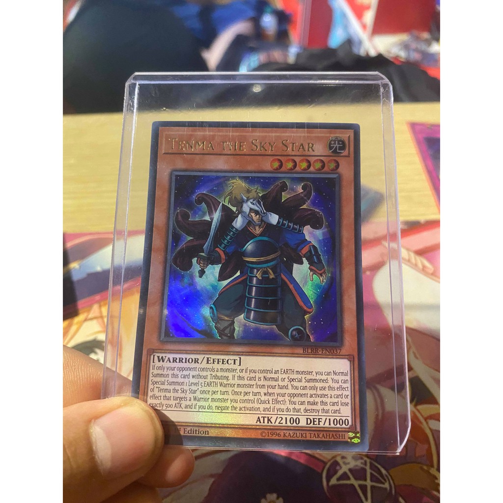 Lá bài thẻ bài Yugioh Tenma The Sky Star - Ultra Rare - Tặng bọc bài nhựa bảo quản