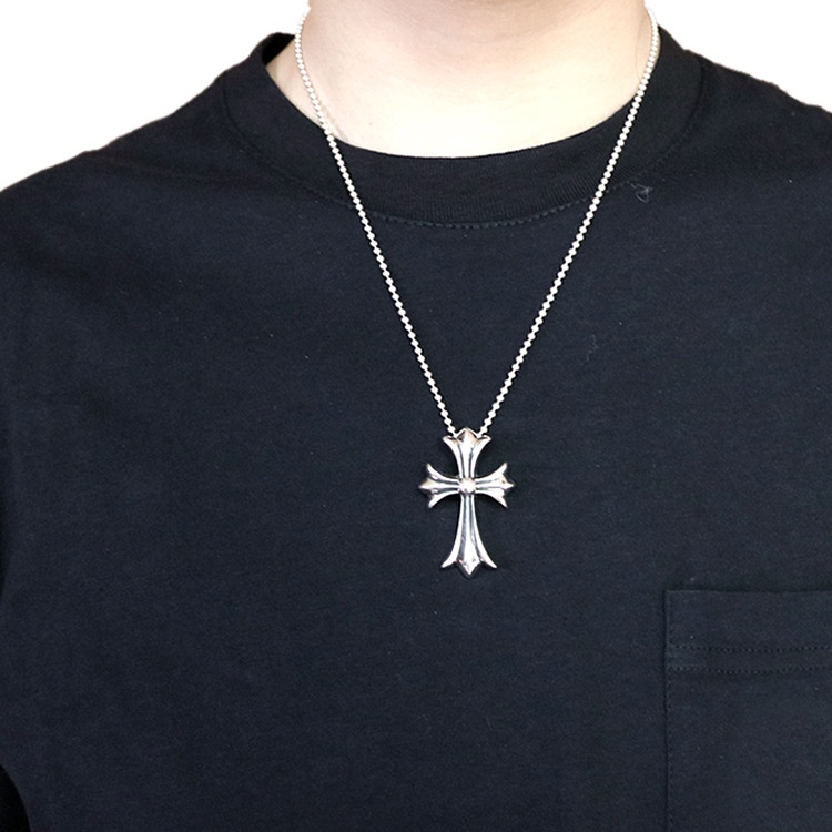Vòng Cổ Dây Chuyền Chrome Hearts Đơn Thép Không Gỉ Dành Cho Nam Nữ