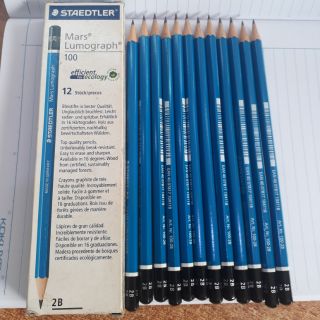 Hộp 12 Bút chì Staedtler 100 HB, 2B Đức Xịn
