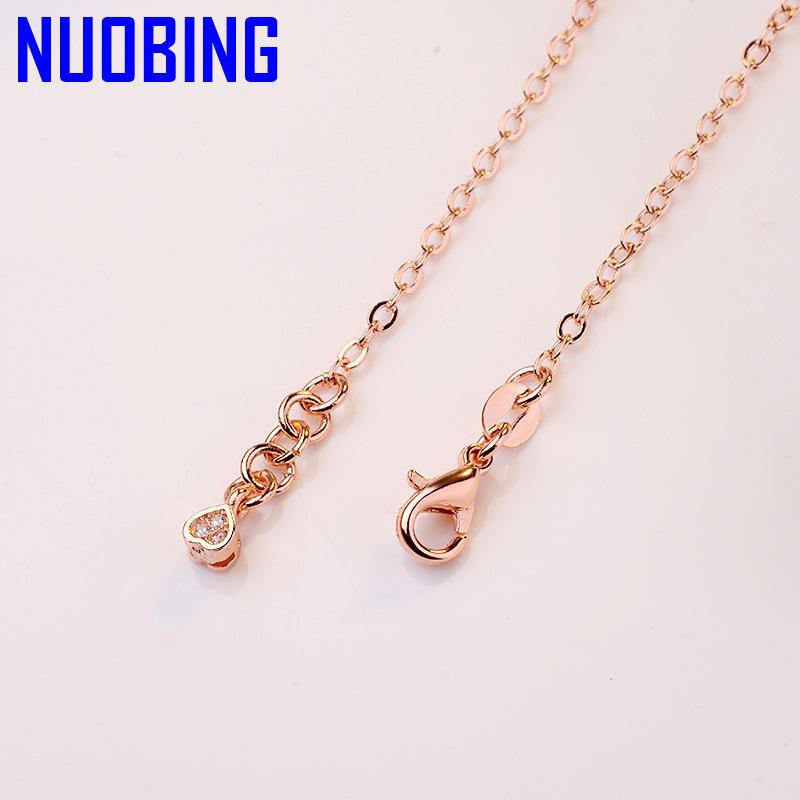 Vòng Tay Mạ Vàng Hồng 14k Đính Đá Ruby Thời Trang