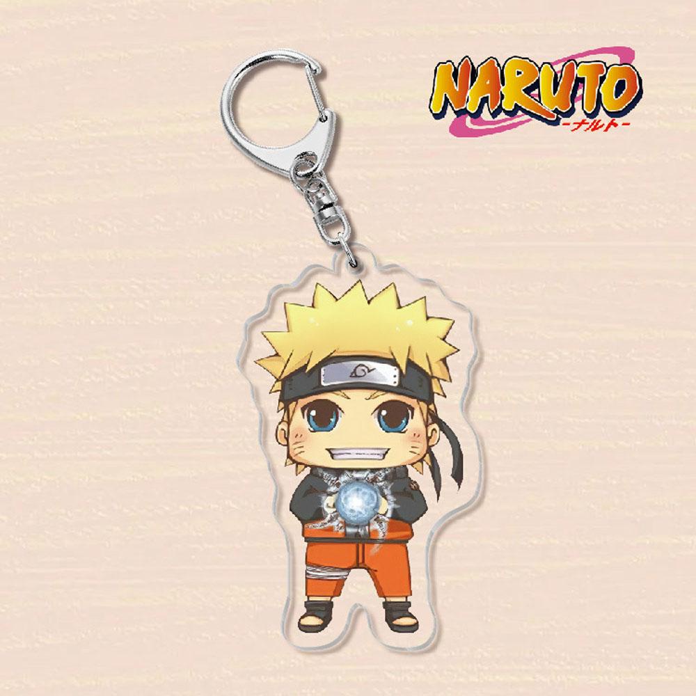 LANFY Móc Khóa Acrylic Hình Nhân Vật Uchiha Sasuke Trong Naruto