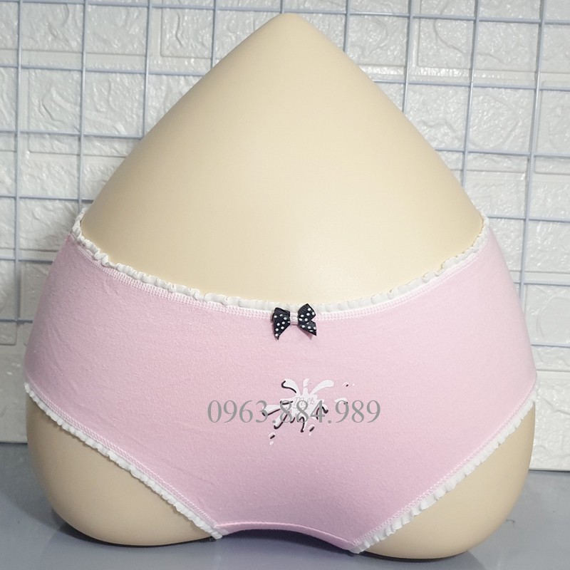 Quần lót nữ QN.06 chất cotton nhiều màu in hình ngộ nghĩnh cho chị em