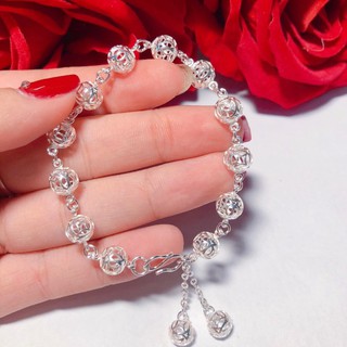 Lắc tay nữ bạc ta - lắc tay kim tiền bạc