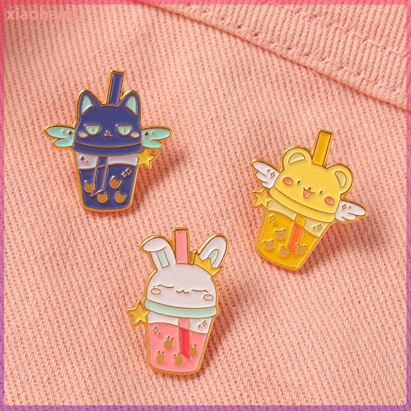 Ghim cài áo hình động vật hoạt hình xinh xắn cho nữ