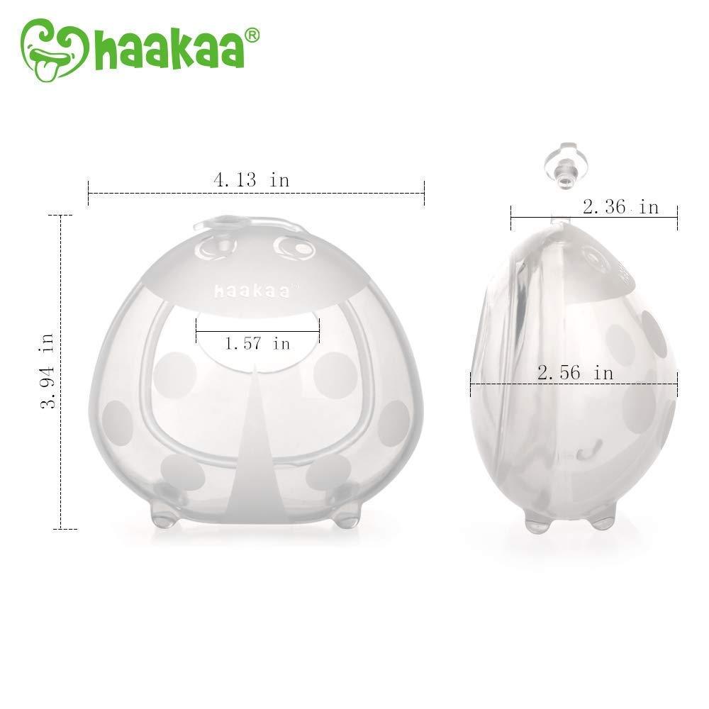 Combo Cốc hứng sữa Gen.2 100/150ml và Bộ 2 Miếng lót hứng sữa silicon Haakaa