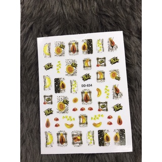 stick dán móng quả đu đủ ( làm móng , nail box )