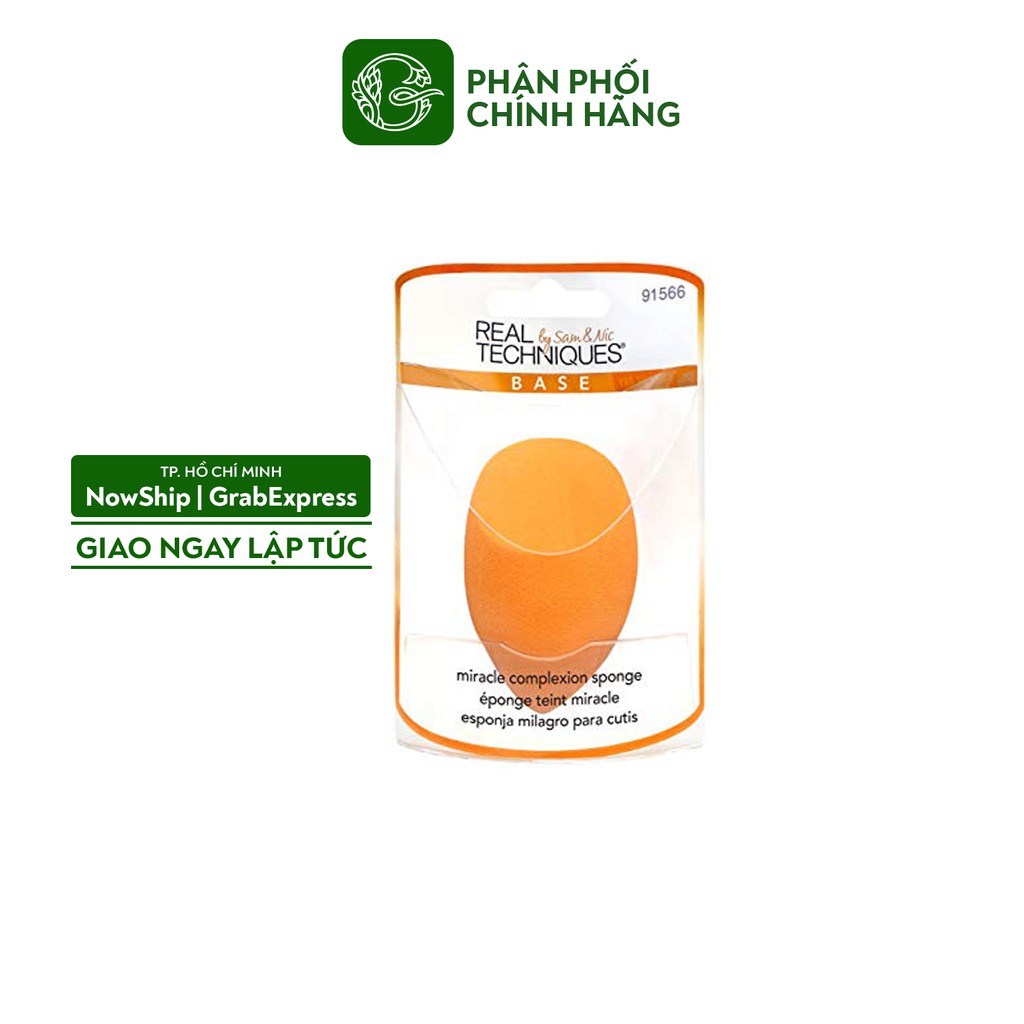 [Giao Ngay Lập Tức] Mút đánh kem nền Real Techniques Miracle Complexion Sponge