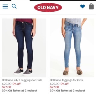 Quần jean legging bé gái