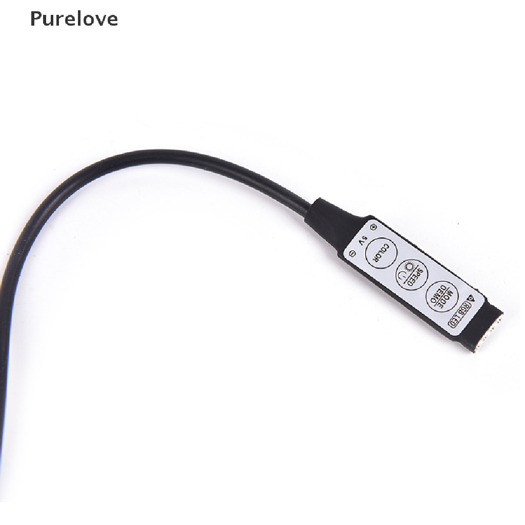 Đèn led rgb 5v 3 Nút Điều Khiển 4 Nút Cổng usb