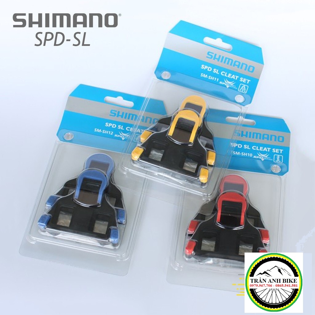 Can cá pedan xe đạp road SHIMANO SPD-SL Cleats SM-SH10 / SM-SH11 / SM-SH12