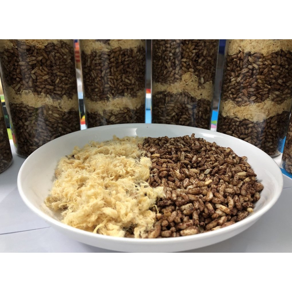 Gạo Lứt Sấy Giòn/ Gạo Lứt Tẩm Vị/ Cốm Gạo Lứt: Gạo Lứt Rong Biển - Gạo Lứt Khô Gà - Gạo Lứt Chà Bông