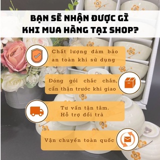 Bát ăn cơm sứ hoa văn tinh tế, sang trọng