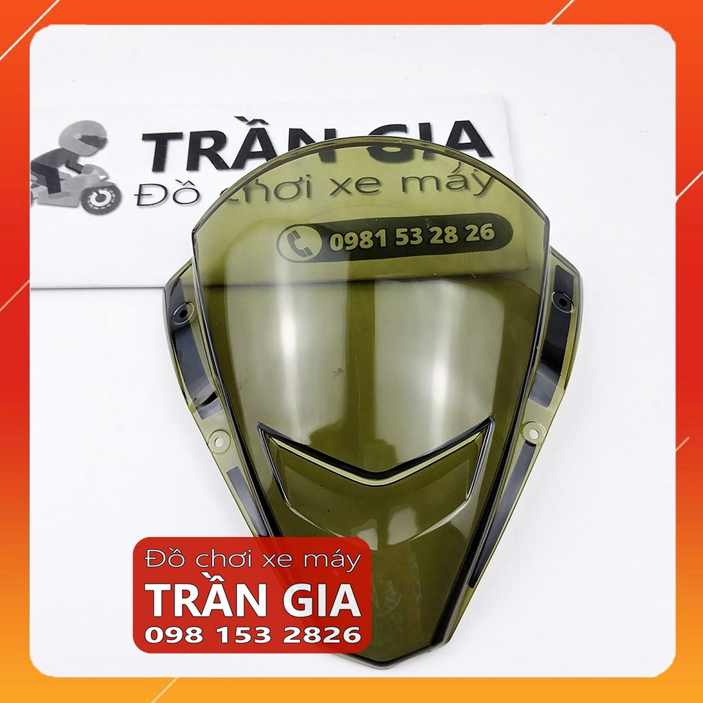 Mão Ốp đầu xe Vario 160 cc nhập Indo-Việt năm 2022-2023 màu khói trong đục chắn gió xe Honda 160cc - phụ kiện trang trí