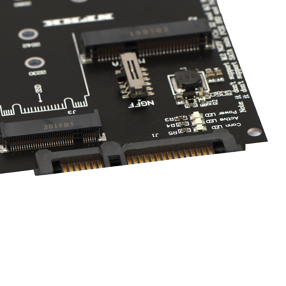 Thẻ Chuyển Đổi M.2 Ngff Msata Ssd Sang Sata 3.0 2 Trong 1 Cho Laptop