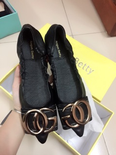 Giày bệt búp bê chun cao cấp