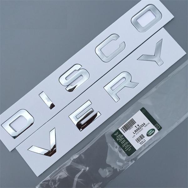 Tem Discovery chữ nổi 3D trang trí ô tô mạ crom