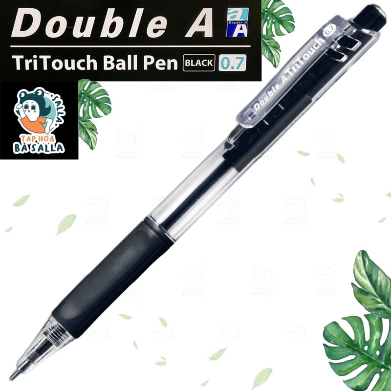 Viết Bi Double A Tri Touch Ngòi 0.7mm Mực Xanh,Đỏ,Đen