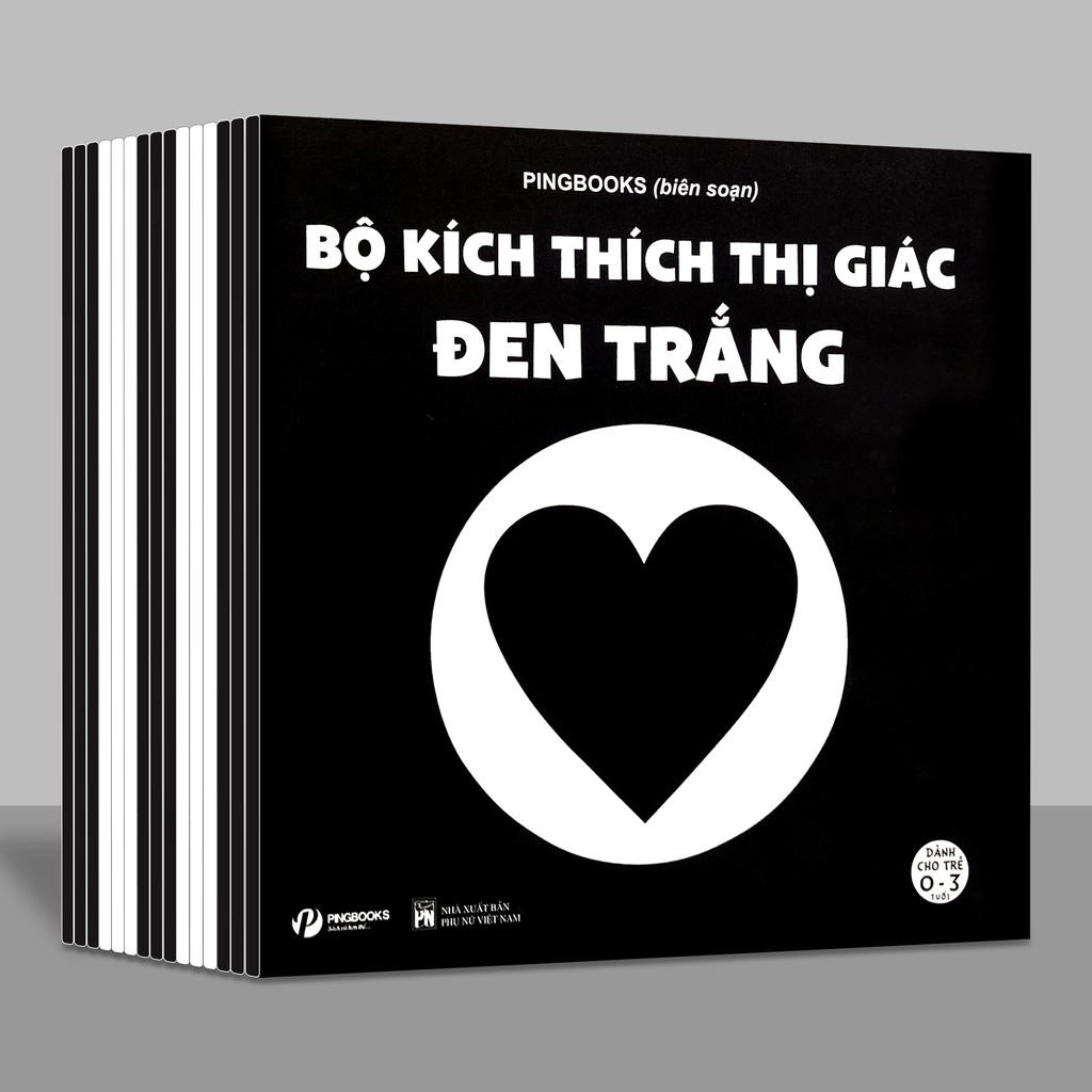 Sách - Kích Thích Thị Giác Cho Trẻ Sơ Sinh 0 - 3 Tuổi (Bộ 5 quyển, lẻ tùy chọn)