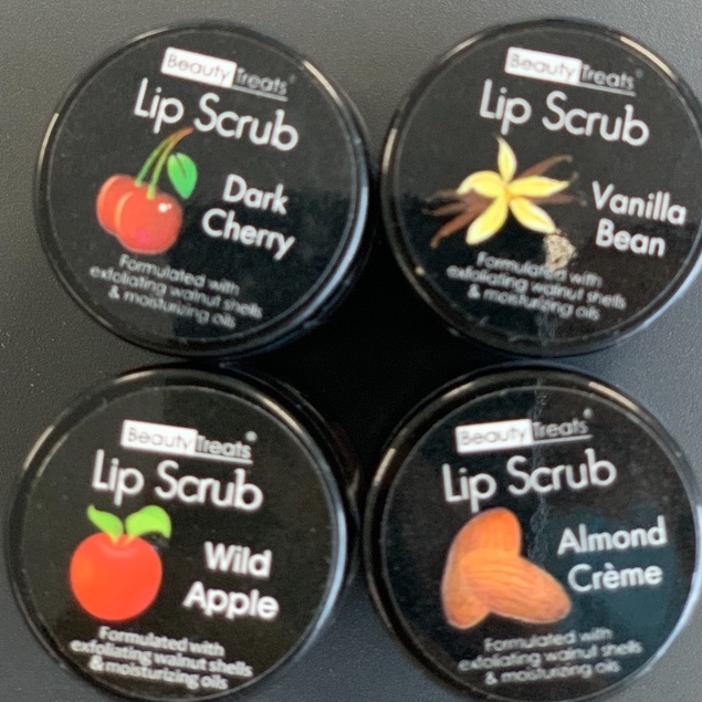 Tẩy tế bào chết môi BEAUTY TREATS Lip Scrub 10.5g (hương táo,hương cherry,vani,hạnh nhân)