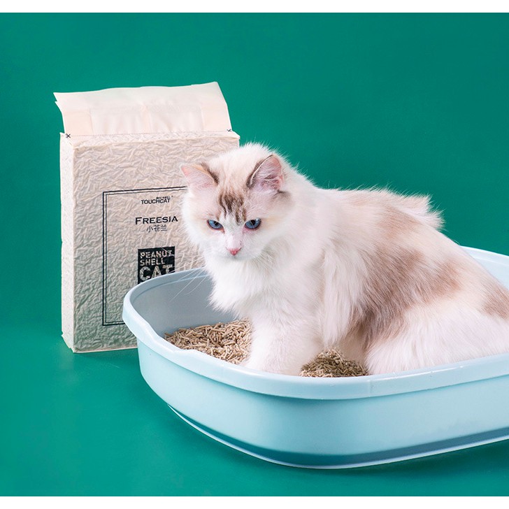 Cát vệ sinh cho mèo hữu cơ 3 trong 1 TOUCHCAT 2,5kg