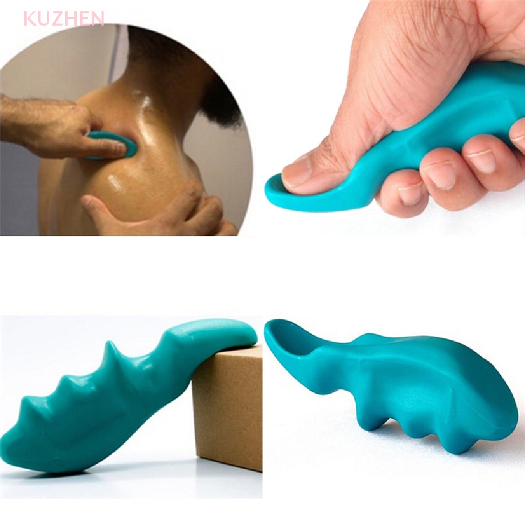 Kuzhen Dụng Cụ Mát Xa Ngón Tay Cái Giúp Tiết Kiệm Khăn Giấy Sâu Màu Xanh Lá Cây