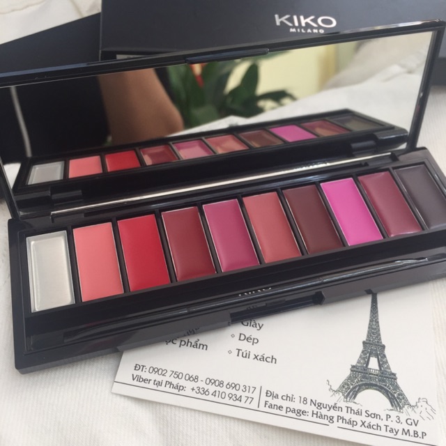 Bảng son 10 màu siêu hót của Kiko Milano 💋💋SMART LIP PALETTE 💋💋💋