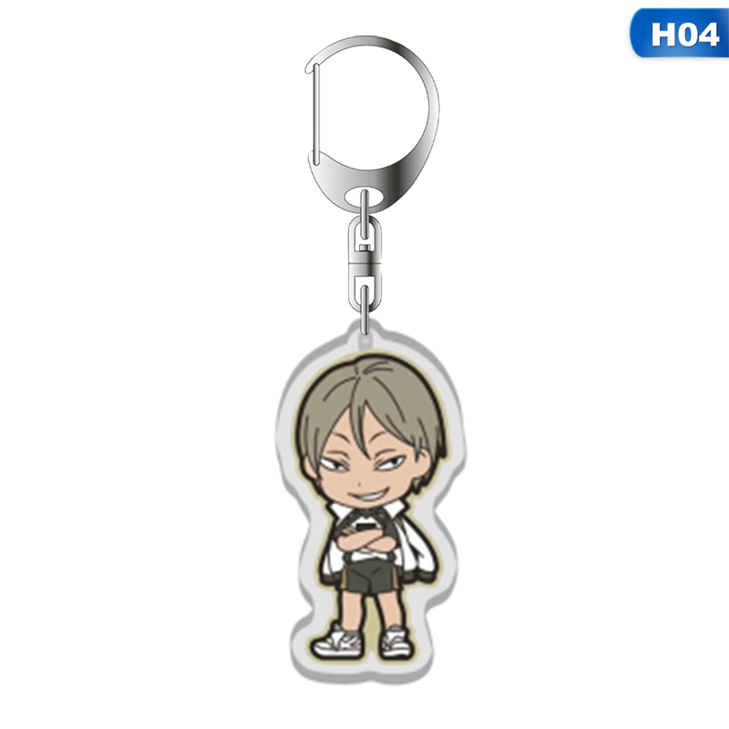 Móc gắn chìa khóa acrylic hình Anime Haikyuu