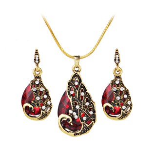 Bông tai phụ nữ Peacock Jewel Đồ trang trí Vòng cổ Ear Studs Trang sức