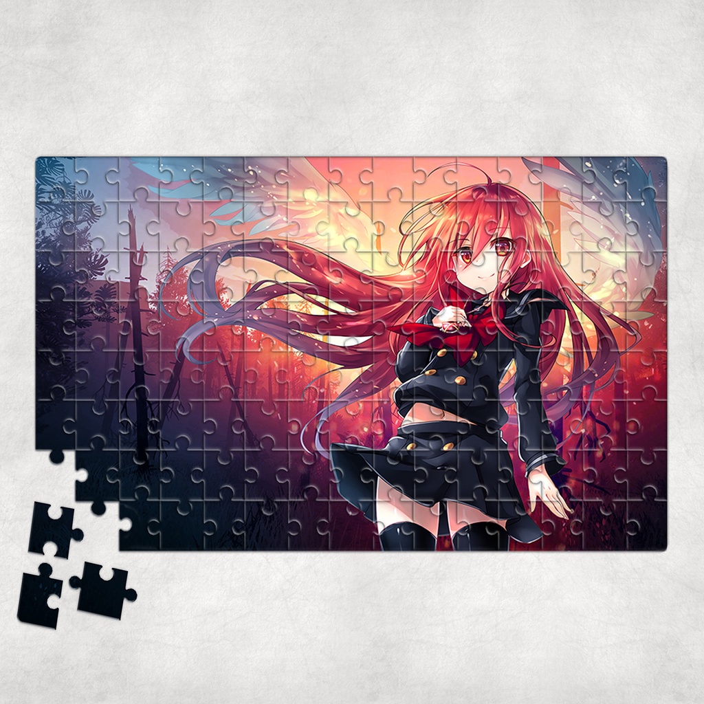 Tranh ghép hình A4, A5 Anime, xếp hình SHAKUGAN NO SHANA - Mẫu 1