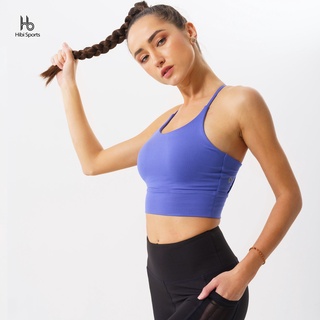 Áo tập Yoga - Gym croptop 3 dây ngang Hibi Sports CR810 - Kèm mút nâng ngực