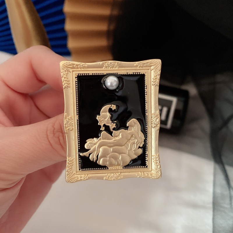 Ghim Cài Áo Hình Bức Tranh Sơn Dầu van Gogh