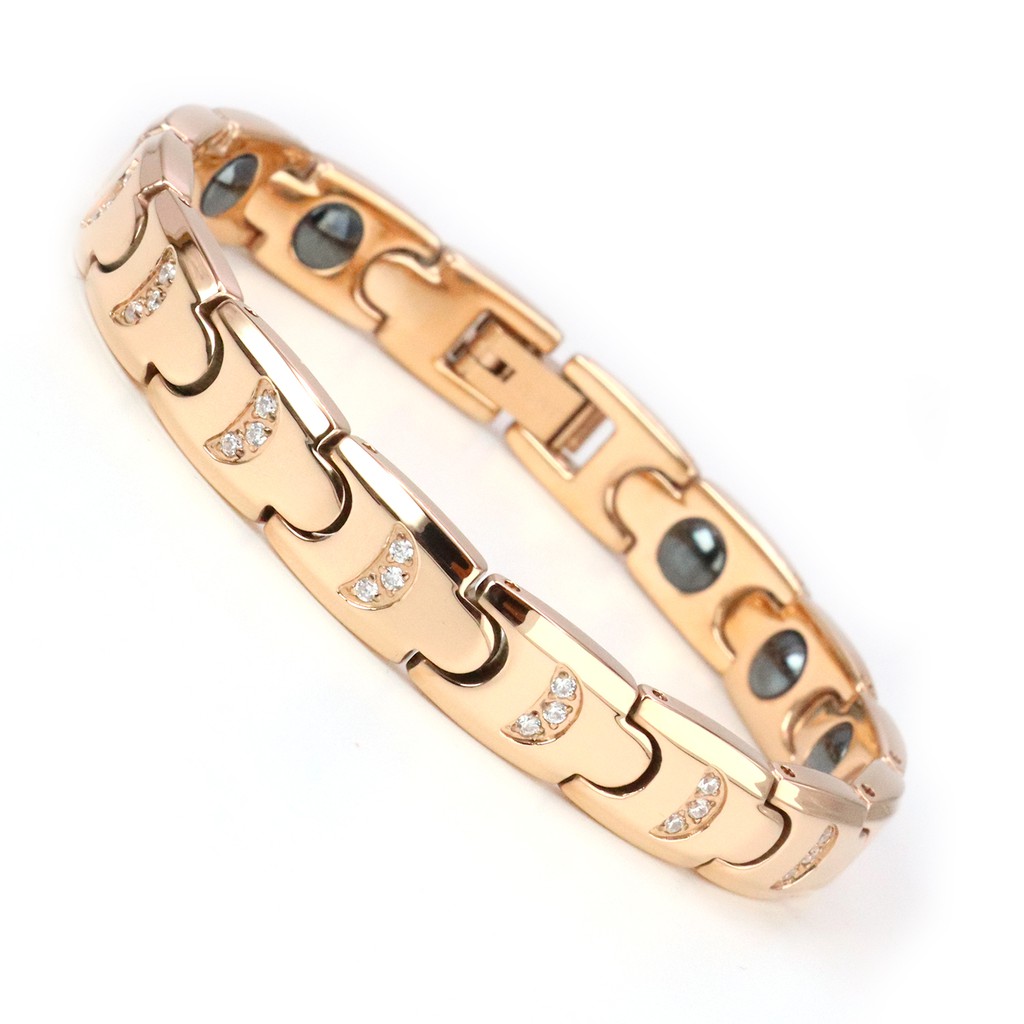 Vòng tay điều hòa huyết áp Rakii Nhật Bản HG30, Vòng đeo tay thời trang Germanium Hematite X000NL5OPH