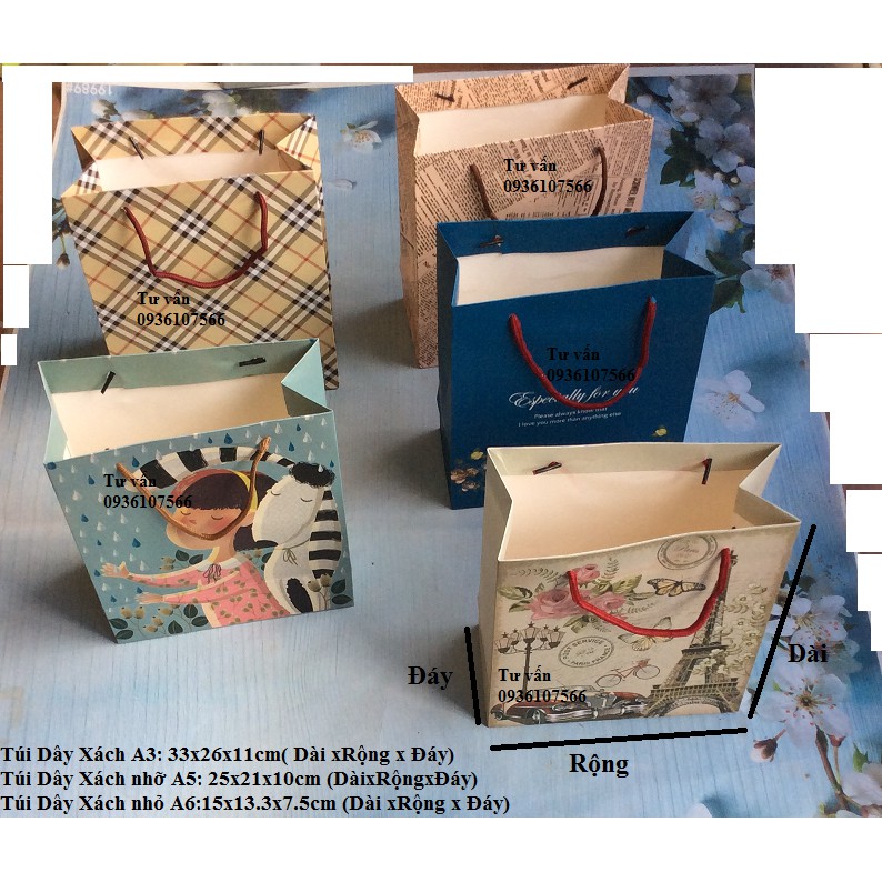 [ GIÁ HỦY DIỆT ] Túi giấy Dây Xách - CAO CẤP - ĐỦ SIZE