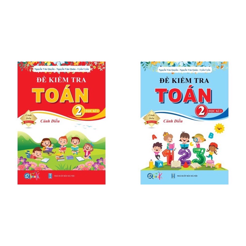 Sách - (Combo 2 tập) Đề Kiểm Tra Toán 2 (Cánh Diều)