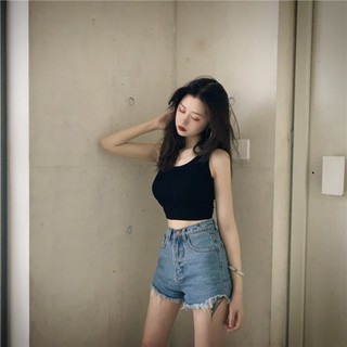 Áo ba lỗ croptop chất thun co dãn CRA035