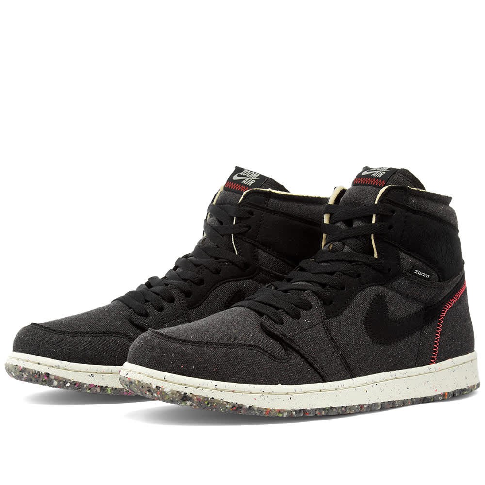 (AUTHENTIC 100%) Giày Sneaker Thể Thao Nike Air Jordan 1 High Zoom 'Crater' CW2414-001 Chính Hãng 100%