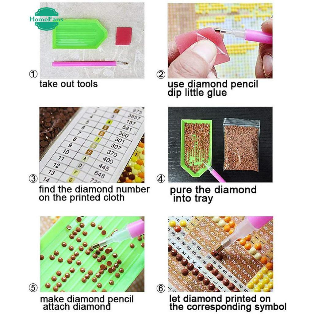 Bộ Tranh Đính Đá 5d Tự Làm Hình Tròn Kích Thước 30x40cm