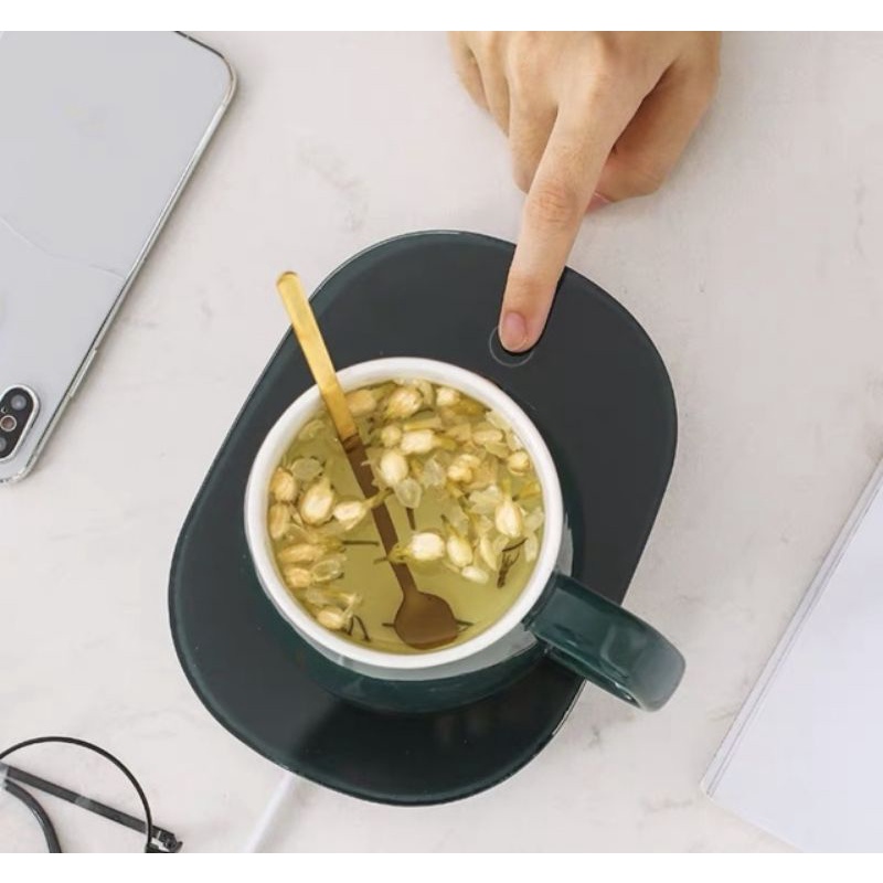 ( HÀNG NHẬP)Bộ cốc đế chưng yến, cốc hâm cà phê, hâm sữa, đồ uống tiện lợi