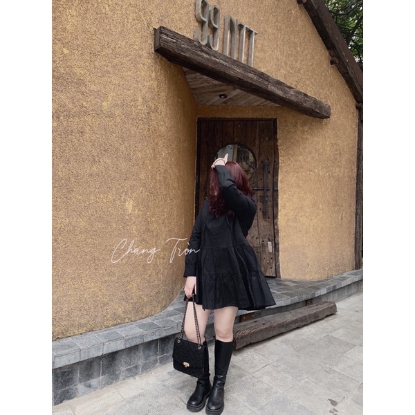 Đầm linen bigsize - hình thật cuối