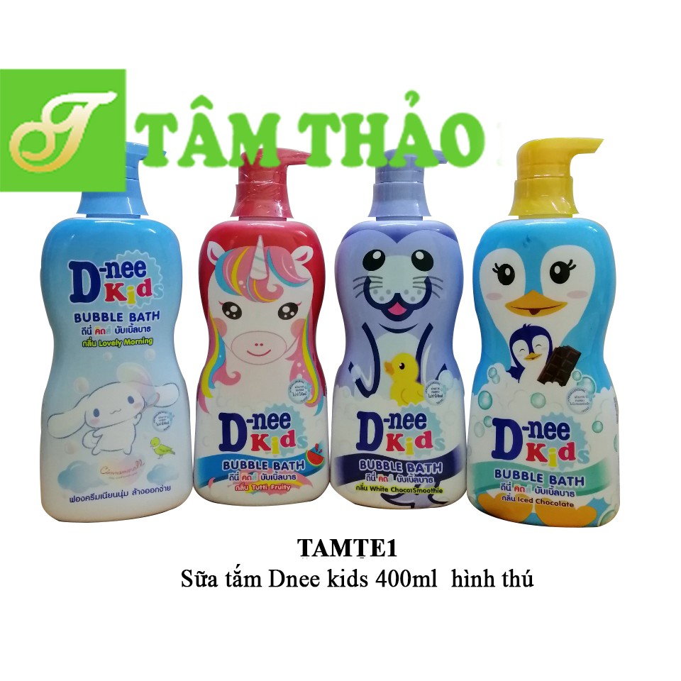 Sữa tắm Dnee kids 400ml hình thú 8851989062297, 8851989062310, 8851989064697, 8851989064475, 8851989062754