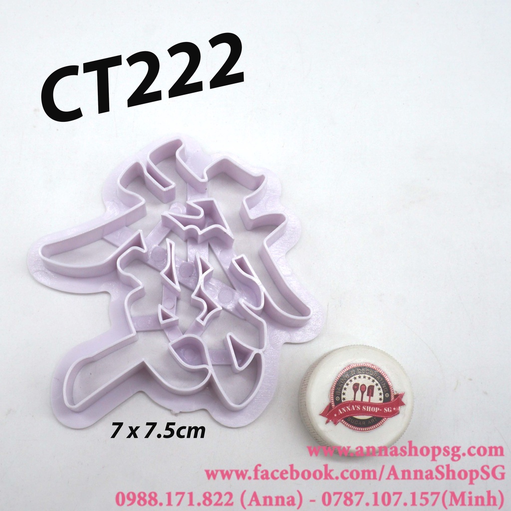 CT222 KHUÔN CẮT CHỮ PHÁT( tiếng trung)