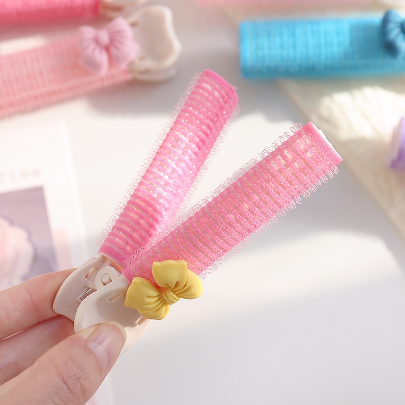 Kẹp Tóc Đính Nơ Lông Nhung Dễ Thương Xinh Xắn