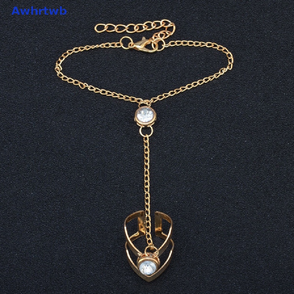 Vòng Tay Phối Nhẫn Đính Đá Thời Trang Cho Nữ Mới