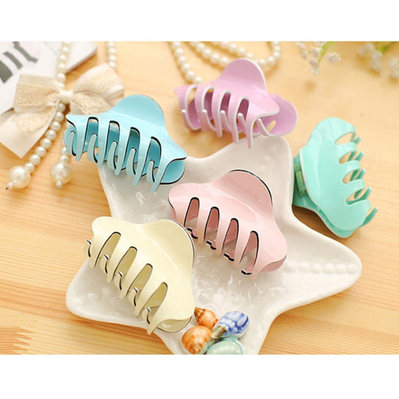 Kẹp Tóc Càng Cua Màu Hồng Xinh Xắn Cho Nữ