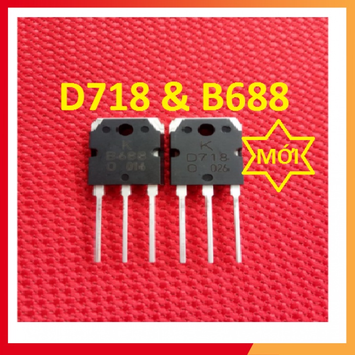 Transistor Công Suất D718 B688 8A 120V