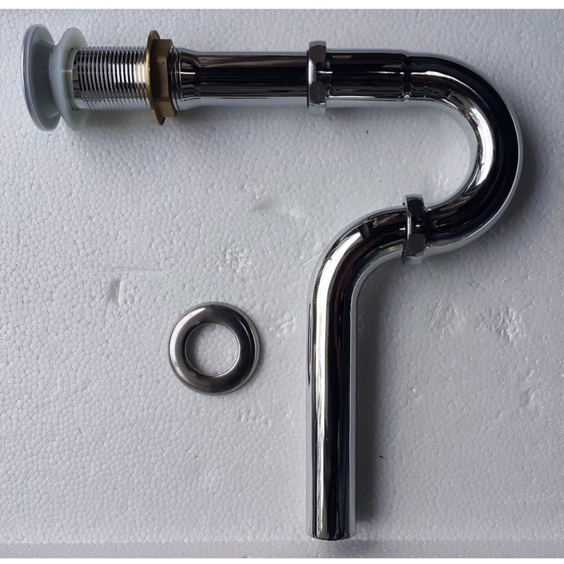 Xi phông thoát nước chậu rửa mặt lavabo inox
