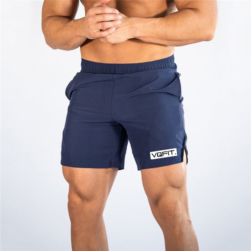 Mens Brand Muscle Comfortable Running Bodybuilding Training Fashion Workout Gym Breathable Fitness Quick-drying Sports Shorts