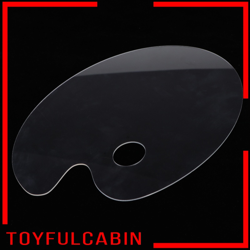 Bảng Pha Màu Acrylic Có Lỗ Ngón Tay Cái / Lỗ Xỏ Ngón Tay Cho Vẽ Tranh Màu Nước Dầu