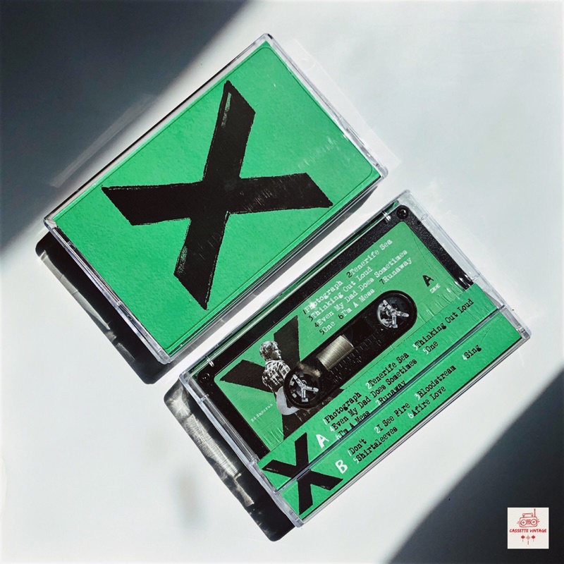 Cassette X Màu Đen Xanh Mới | Ed Sheeran